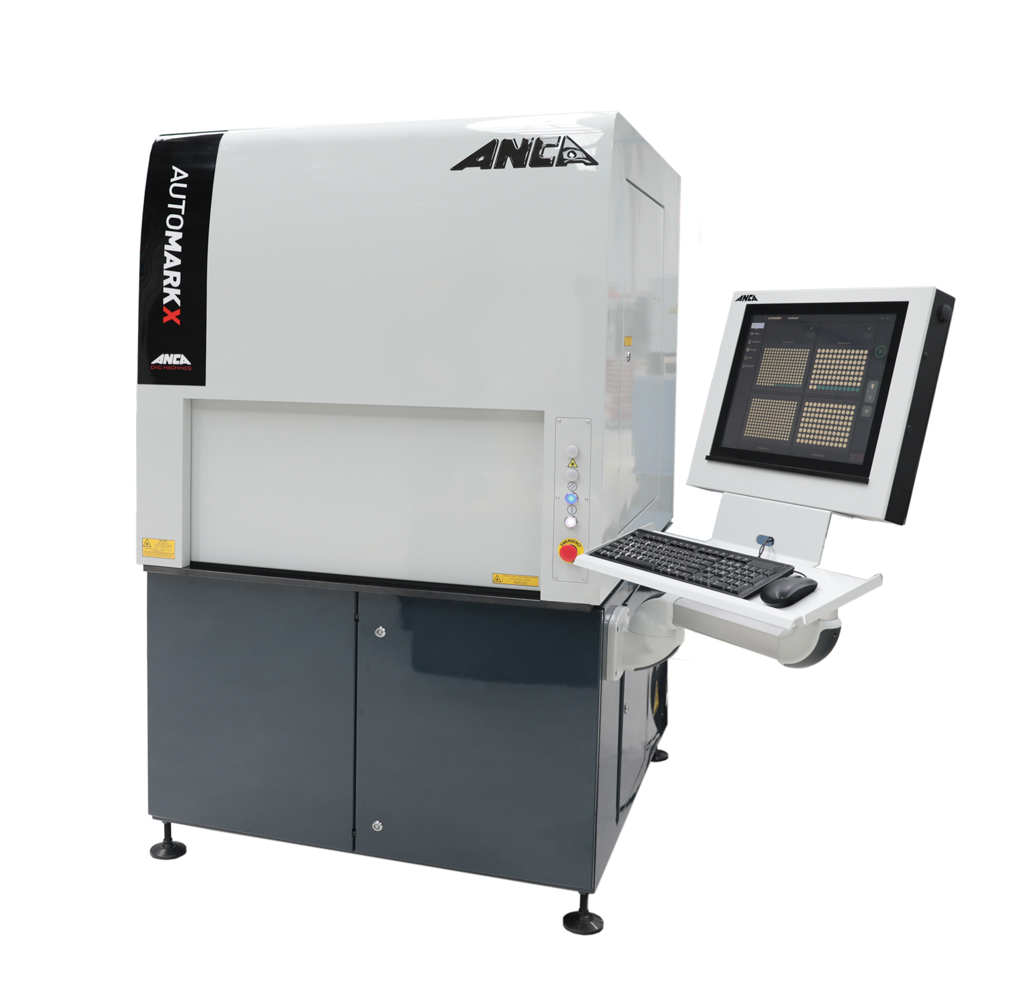 The AutoMarkX laser marking machine.