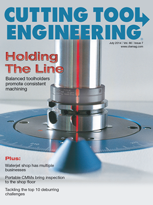 July 014 issue of Cutting Tool Engineering magazine