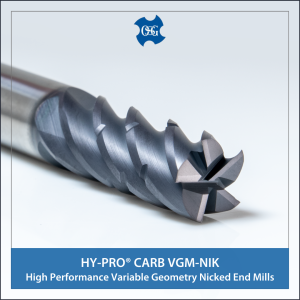 Tooling Solutions Added to the OSG HY-PRO CARB VGM End Mill Series