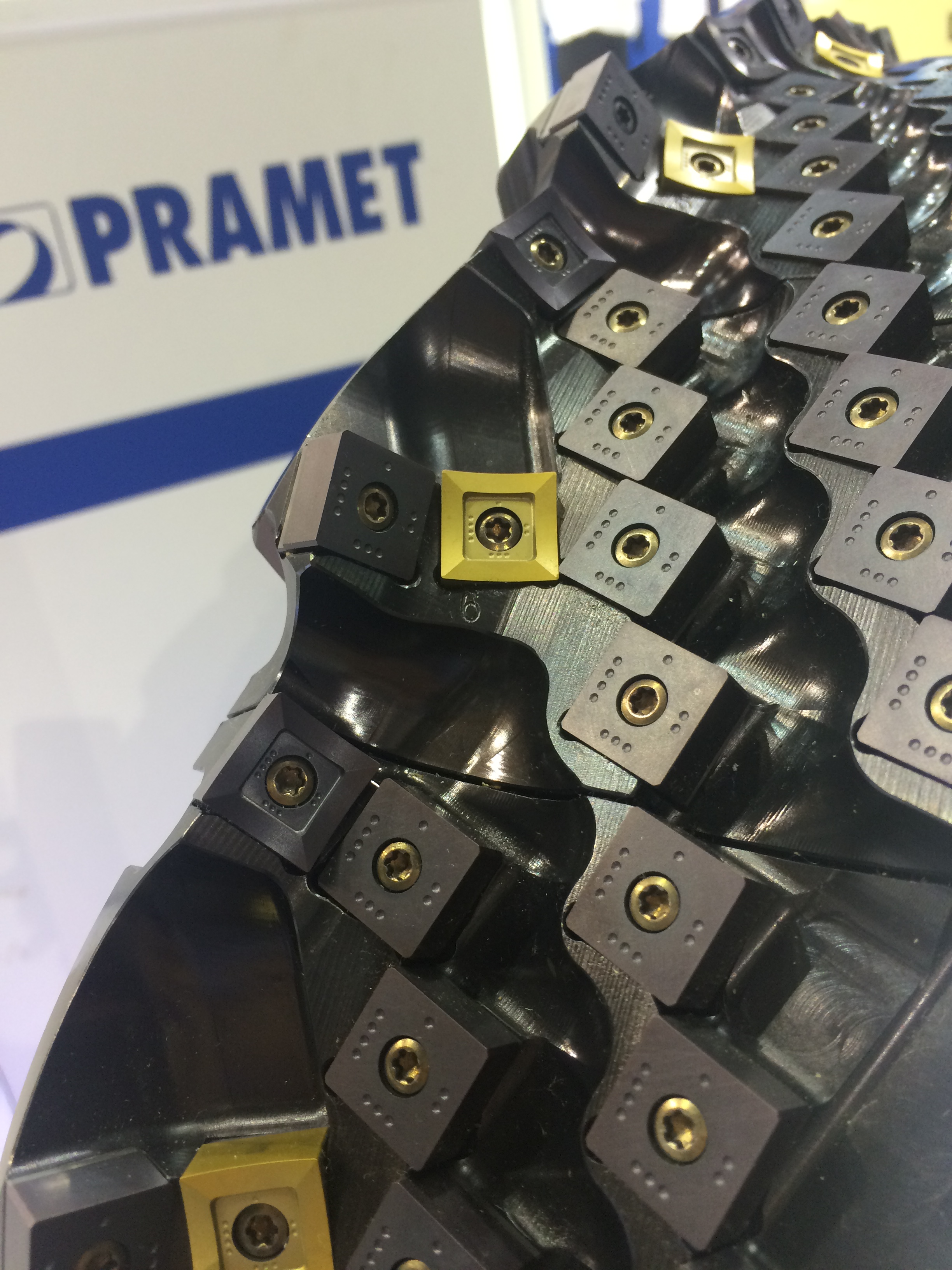 The Pramet dynamic rail milling cutter.
