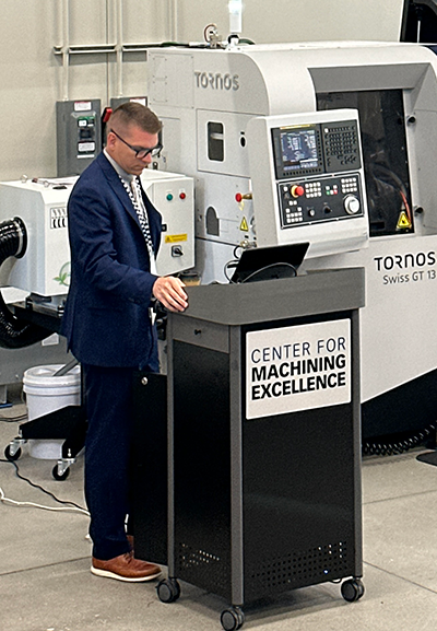 Casey Walters of Blum-Novotest at Indy Days