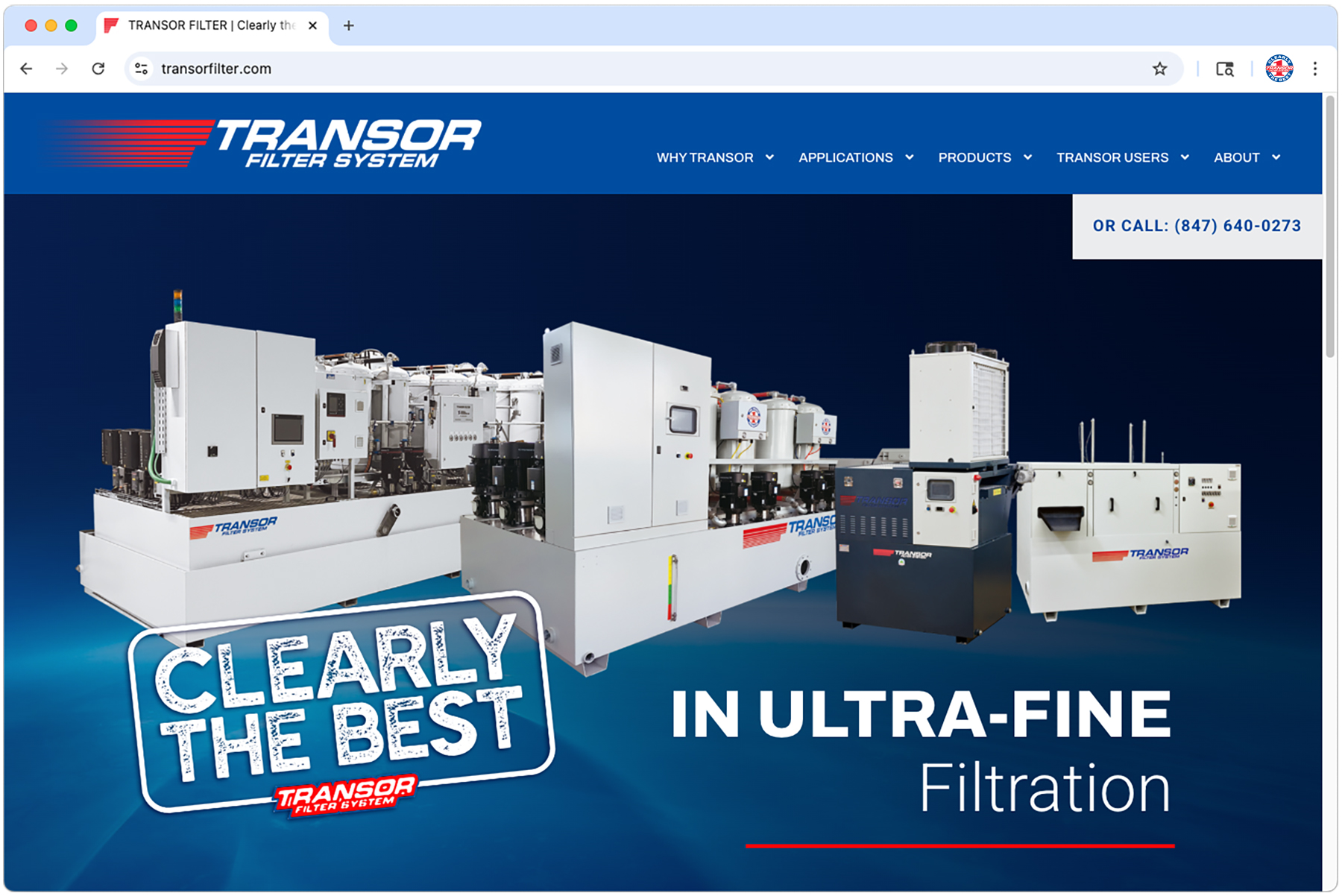 Transor Filter launches new website