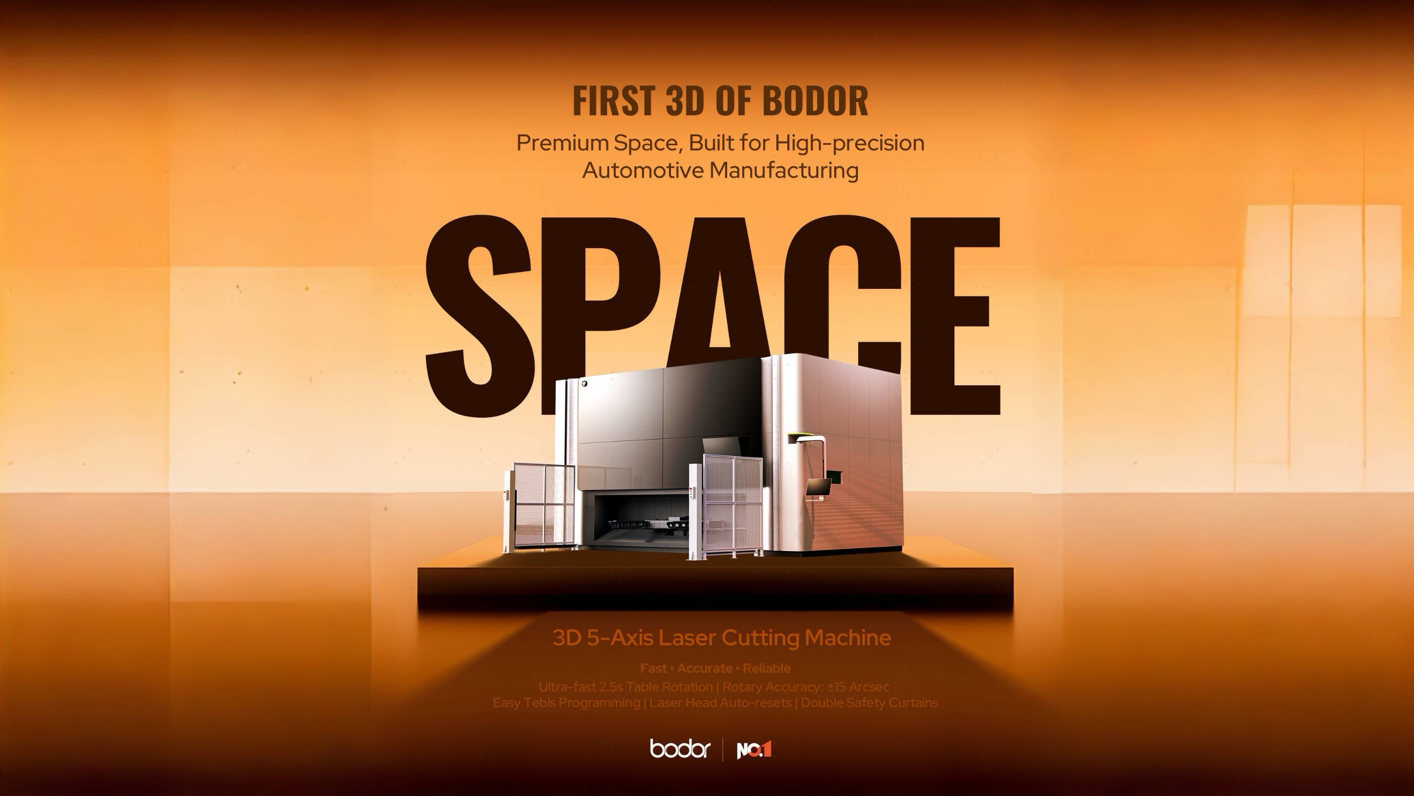 Bodor Laser Introduces Space Series, Its First 3D Five-Axis Laser Cutting System