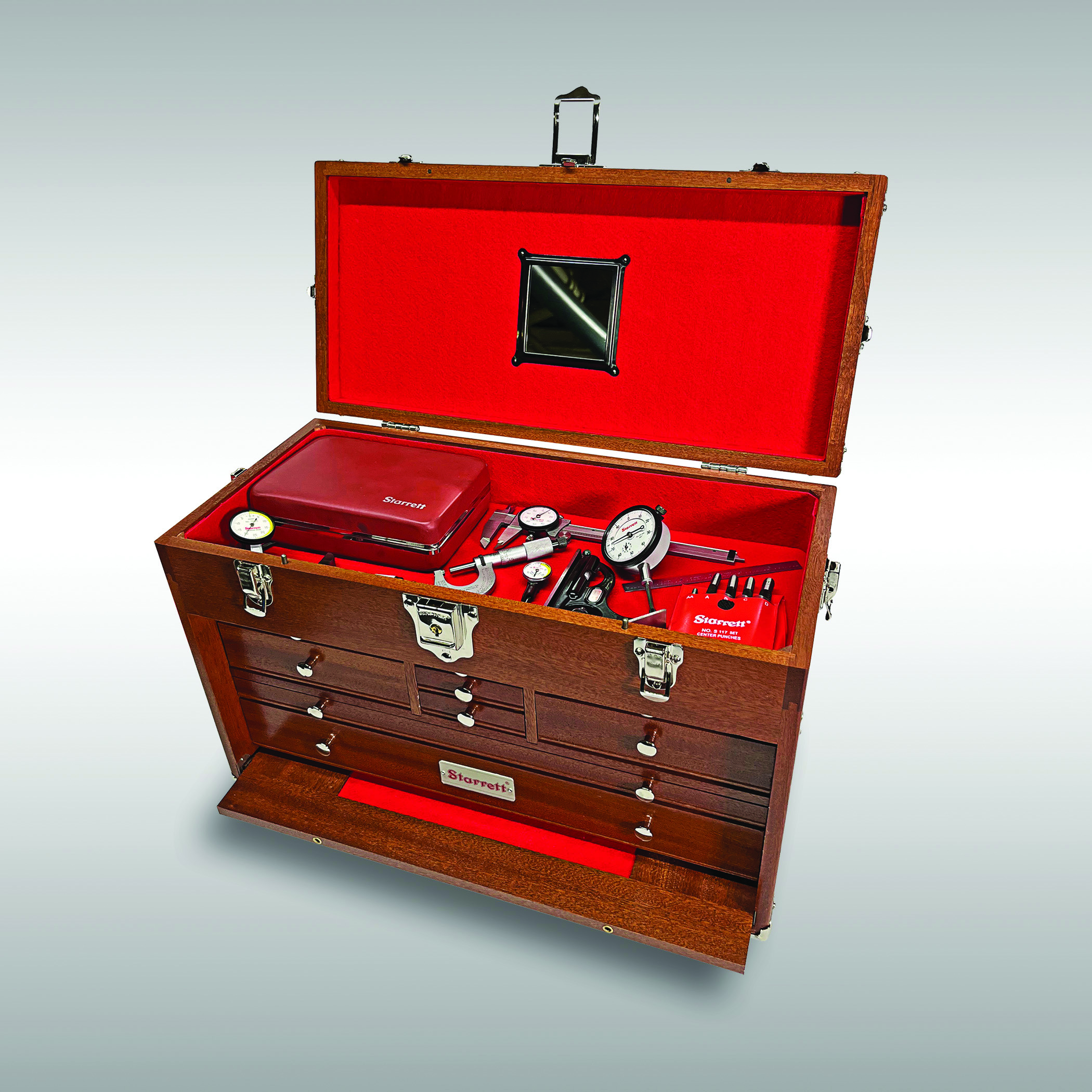 Starrett, Gerstner partner on replica of 1950s wooden machinist tool chests