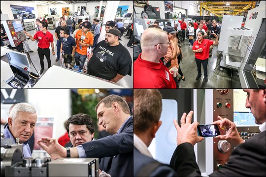 Haas Automation Inc.'s recent HaasTec open house attracted nearly 3,300 attendees to the company's headquarters and manufacturing facility in Oxnard, Calif., according to the company. Haas Automation Inc.'s recent HaasTec open house attracted nearly 3,300 attendees to the company's headquarters and manufacturing facility in Oxnard, Calif., according to the company.