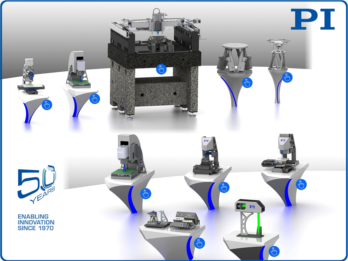 Technology to move and process large and small parts. PI's virtual tradeshow