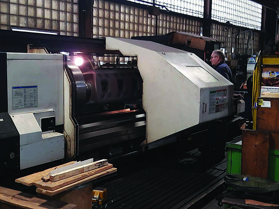Investing in equipment capable of machining large parts involves a certain amount of risk.
