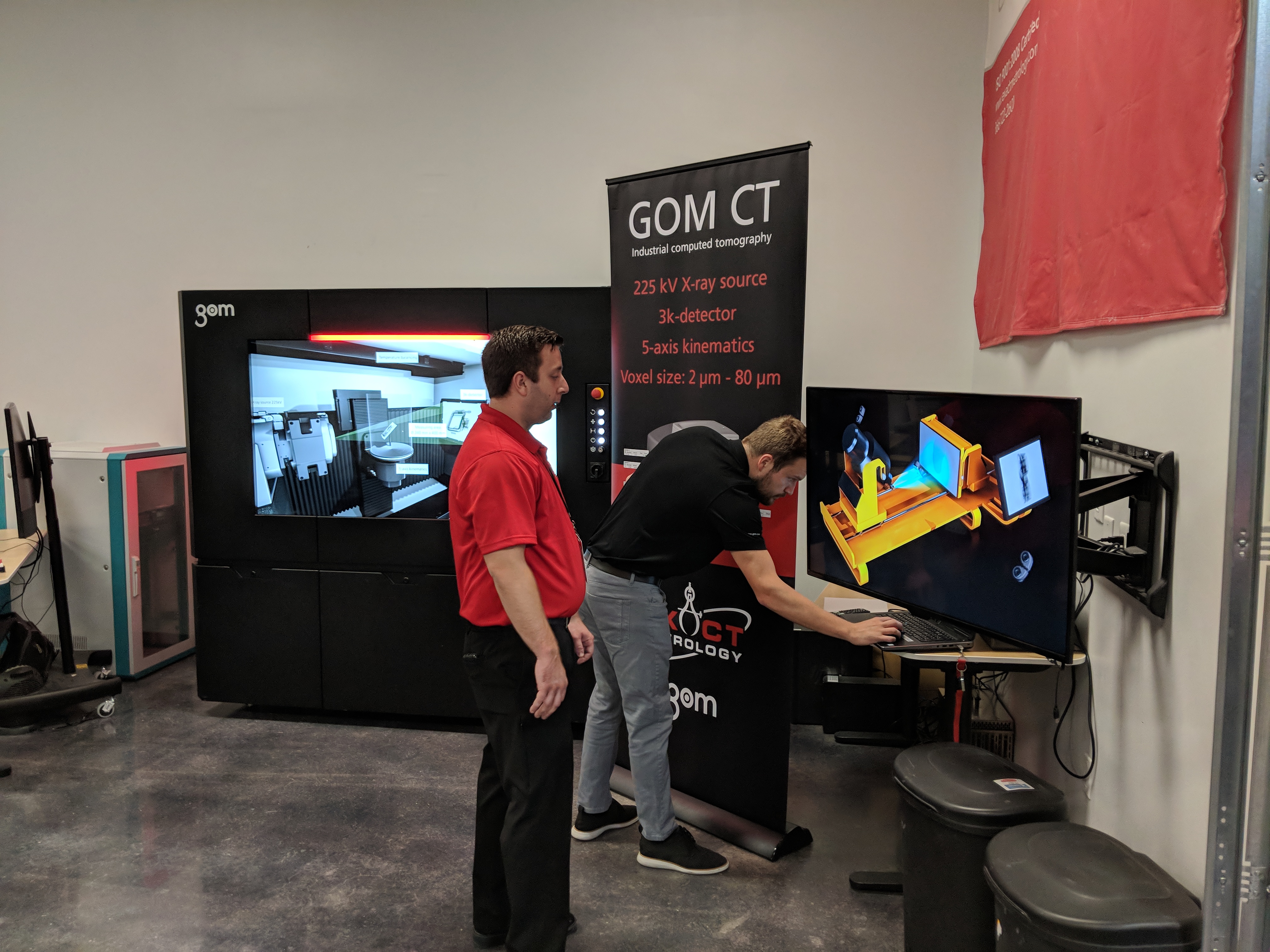 Scanning with the GOM CT 