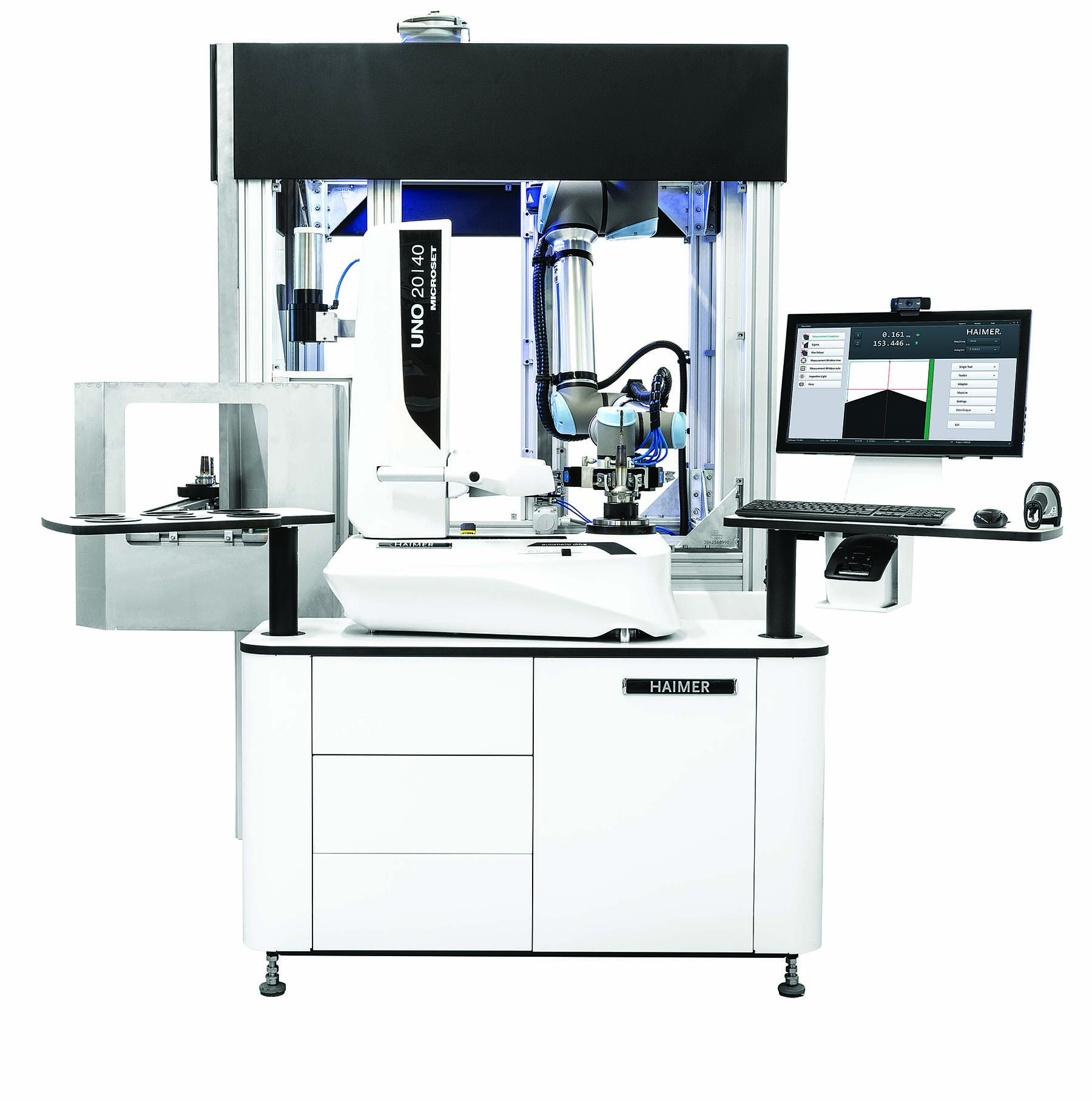 At IMTS 2022, Haimer showed a shrink-fit and presetting Automation Cube, which can incorporate a balancing machine if required.