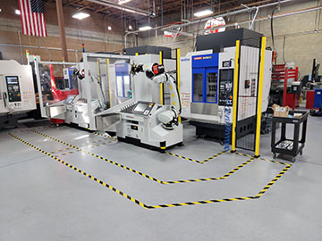 CNC machines and robotics are capital-intensive investments.