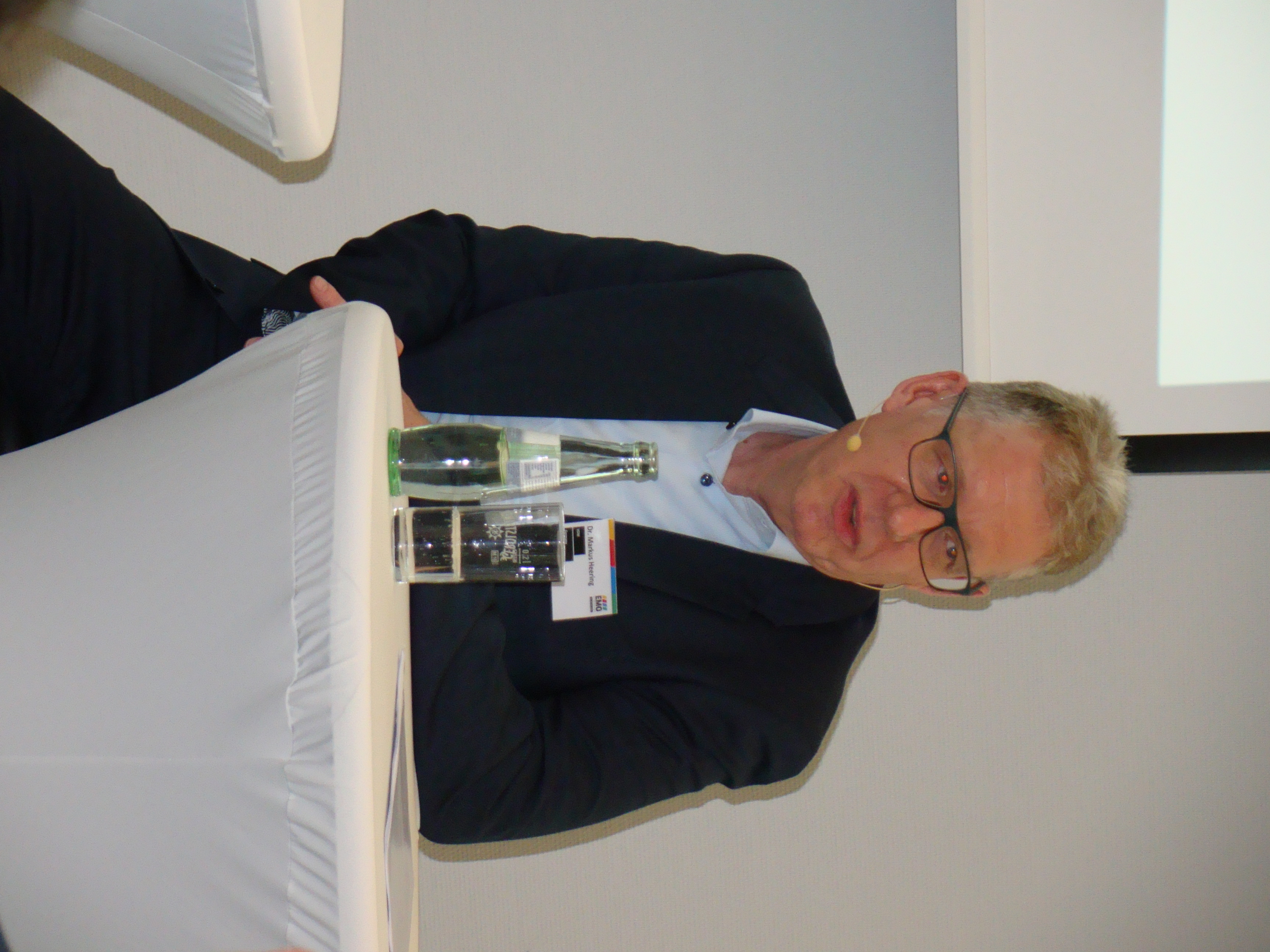 Dr. Markus Heering, VDW executive director, discusses the international machine tool industry at the EMO 2025 Preview event.