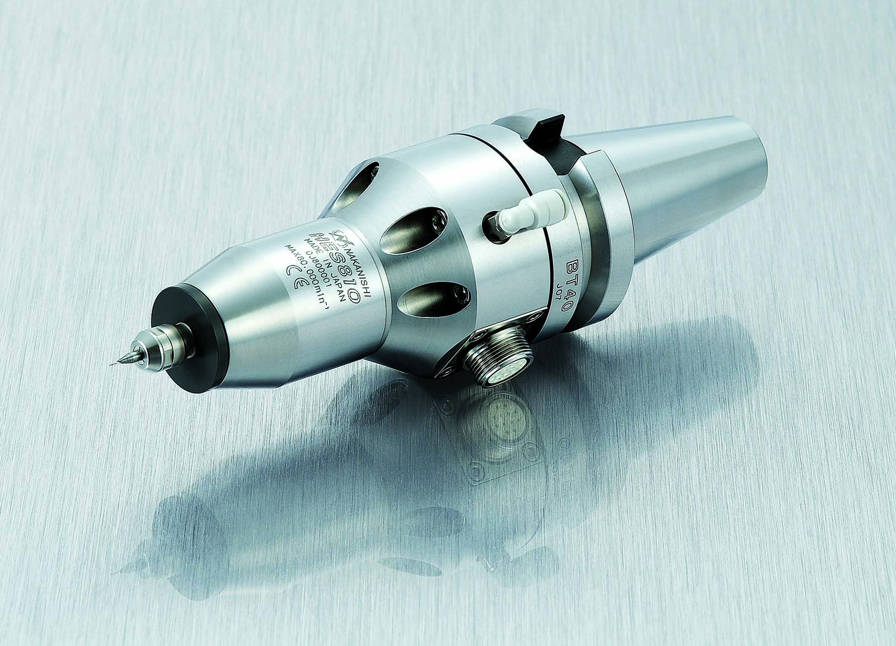  NSK America’s high-speed electric spindles allow users to run OSG USA’s microtools at the intended surface footage.