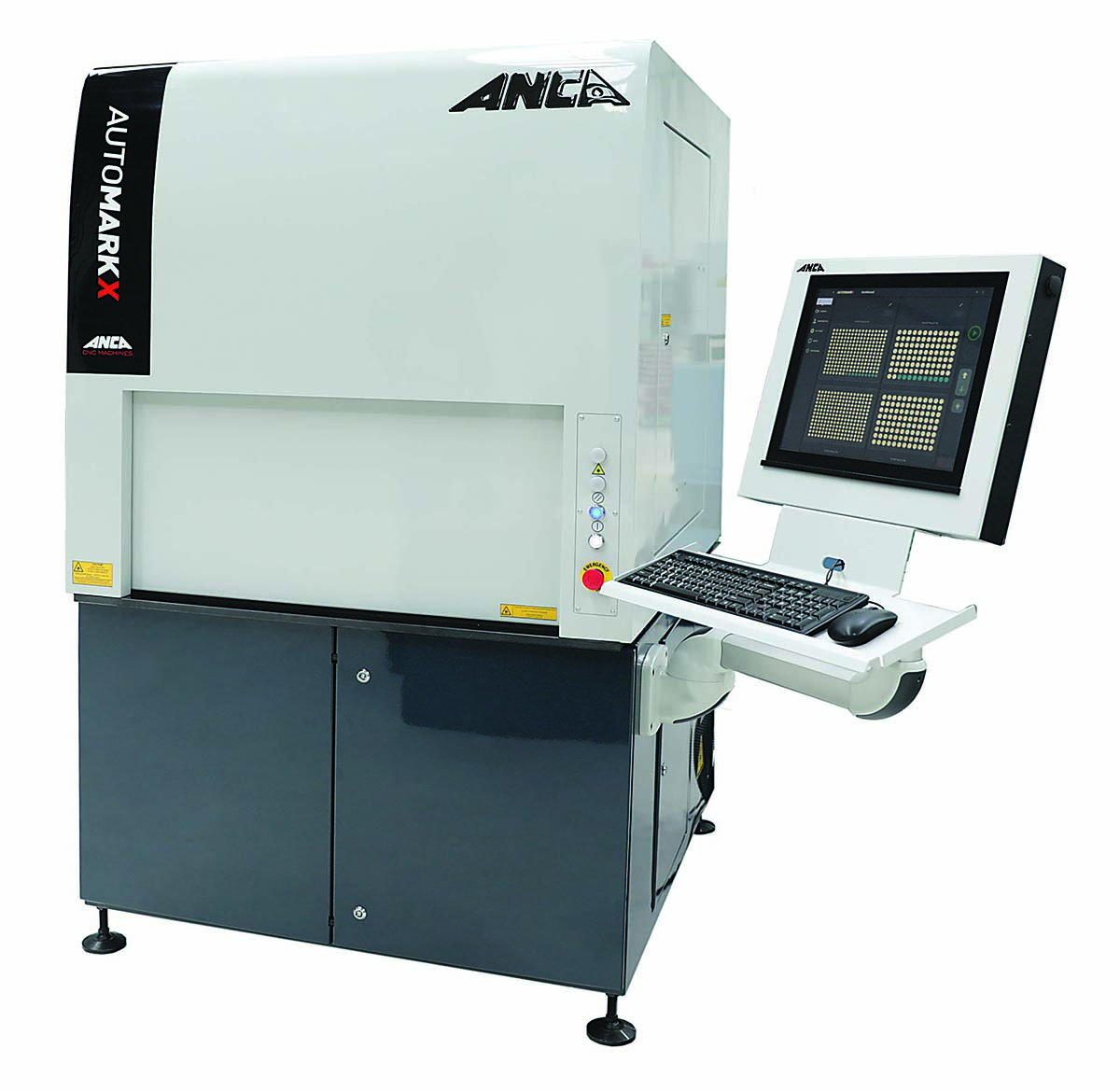 A stand-alone laser marking station, the AutoMarkX can work in a fully automatic mode.