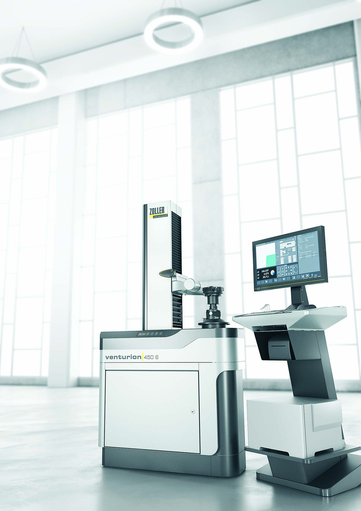 The venturion 450 presetting and measuring machine is billed as a good choice for Industry 4.0 manufacturing systems.