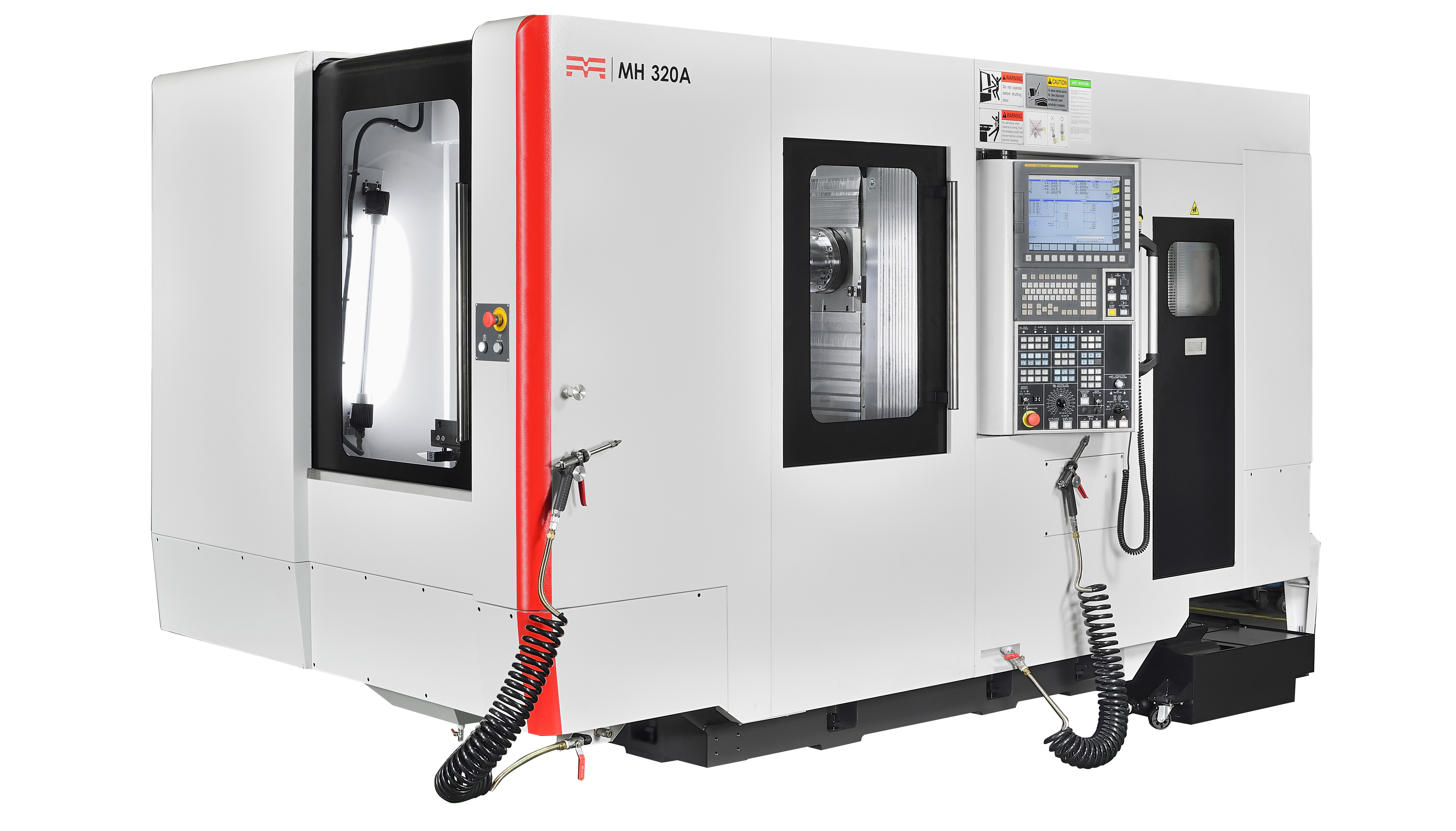 The small MH 320A HMC can give shops used to vertical machines a big throughput boost.