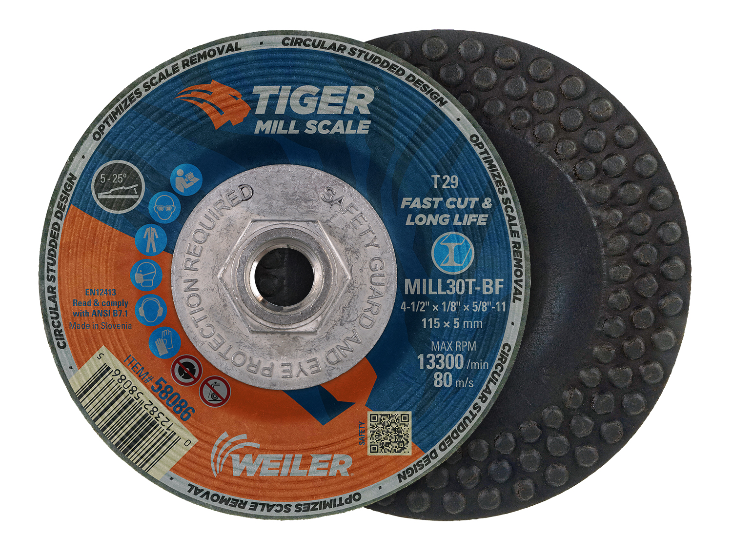 Weiler Abrasives introduces Tiger Mill Scale Wheel for removal of tough mill scale