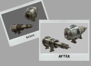 Repairing spindles