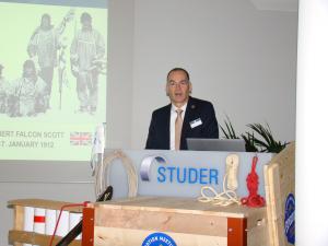 CEO Jens Bleher discusses the history of Fritz Studer AG at Motion Meeting Expedition 2023