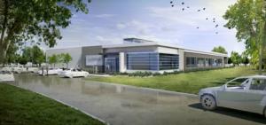 Artist's rendering of Control Gaging's new headquarters. Artist's rendering of Control Gaging's new headquarters.