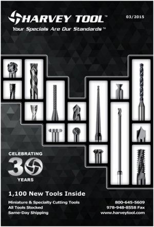 Harvey Tool announced the release of its 30th Anniversary Spring 2015 Catalog.