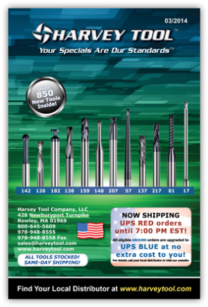 Harvey Tool Co. LLC, Rowley, Mass., has released its latest catalog, which includes more than 850 new tools. Harvey Tool Co. LLC, Rowley, Mass., has released its latest catalog, which includes more than 850 new tools.