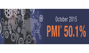According to the Institute for Supply Management (ISM), the report's overall PMI was 50.1 percent.