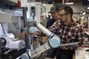 Photo courtesy of Universal Robots January is National Cobot Awareness Month
