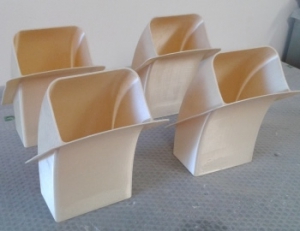 ZARE directly manufactures air conditioning ducts for aircraft using FAA-approved ULTEM 9085 thermoplastic and Fortus 3D Production Systems. Photo courtesy Stratasys.