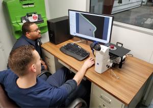 Photo courtesy of Solar Atmospheres of Western PA Solar Atmospheres, Western PA invests in a new microscope
