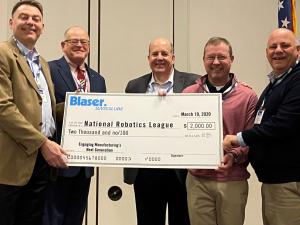 Blaser Swisslube customers raised $2,000 for National Robotics League