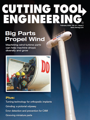 February 2009 issue of Cutting Tool Engineering magazine