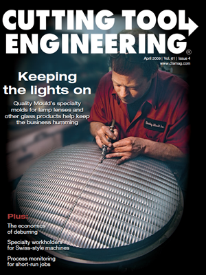April 2009 issue of Cutting Tool Engineering magazine