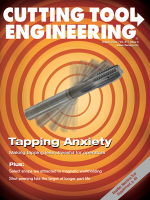 August 2009 issue of Cutting Tool Engineering magazine