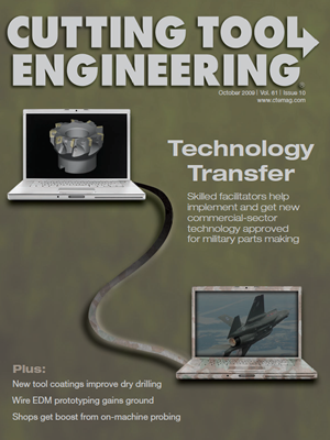October 2009 issue of Cutting Tool Engineering magazine