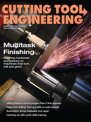 January 2010 issue of Cutting Tool Engineering magazine
