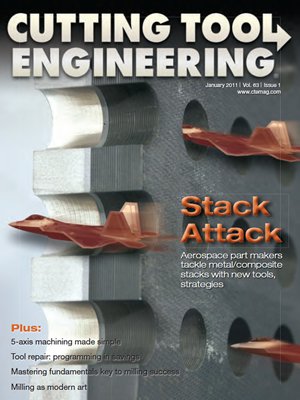 January 2011 issue of Cutting Tool Engineering magazine