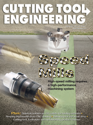 July 2012 issue of Cutting Tool Engineering magazine