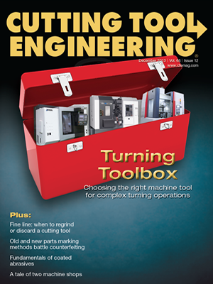December 2013 issue of Cutting Tool Engineering magazine