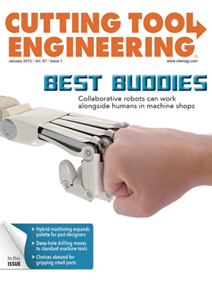 January 2015 issue of Cutting Tool Engineering magazine