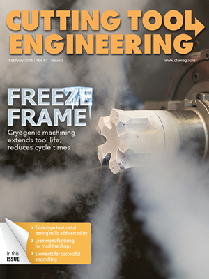 February 2015 issue of Cutting Tool Engineering magazine