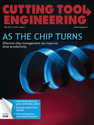 May 2015 issue of Cutting Tool Engineering magazine