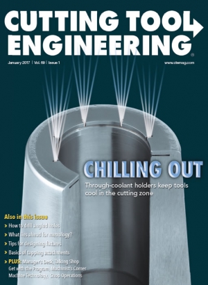 January 2016 Cutting Tool Engineering magazine cover