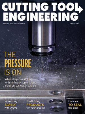 February 2024 Cover of Cutting Tool Engineering