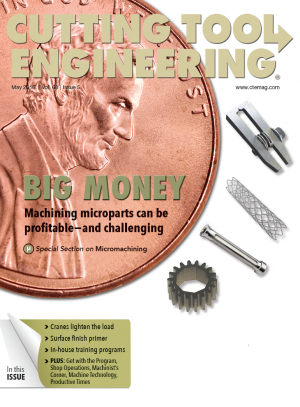 May 2016 Cutting Tool Engineering magazine cover