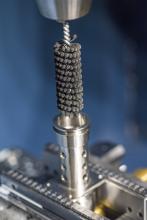 Photo courtesy of Brush Research Manufacturing Co. Inc. CBN hones for improved surface finishing of machined superalloys