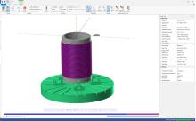 Hoist drum simulation. Hoist drum simulation.