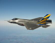F-35 jets built from precision components machined with Starrag equipment.
