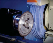 Photo courtesy of Norton Optimizing grinding and dressing with ‘dressing speed ratio’ parameter