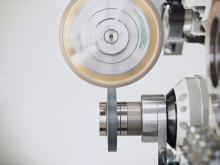 Photo courtesy of Haas Schleifmaschinen GmbH XING dressing technique inside the machine