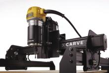 Inventables committed to donating one of its CNC milling machines to a school in every state. Prices for the Carvey start at $1,999, while basic kits for the company’s first machine, the X-Carve (shown), start at $935. Image courtesy Inventables.